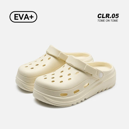 Cute Cartoon Shirley Rose Clogs for Women, 2026 Summer New Style, Outdoor Thick-Soled Slippers with a Soft Stepping Feel, Trendy Closed-Toe Sandals