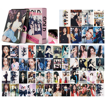 Korean Star 55 Boxed Small Cards Stray (g) I-Dle Ive Ateez Collection Lomo Cards Cross-Border