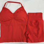 【4380+short】chili red set / XS