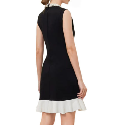 Summer French-Style Elegant Ladylike Goddess Style Light Luxury High-End Sophisticated and Elegant Little Black Sleeveless Dress