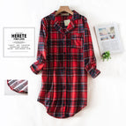 Q green stripe red—velvet skirt / M