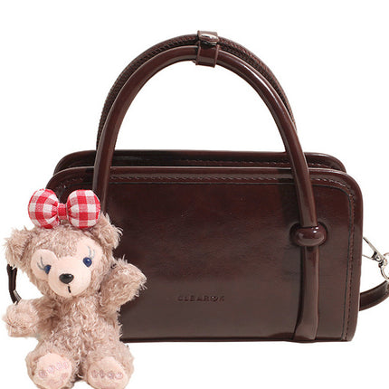 This Year's Popular Niche Design Small Bags for Women 2025 New Korean Style Fashion Ins Satchel Shoulder Small Square Bag