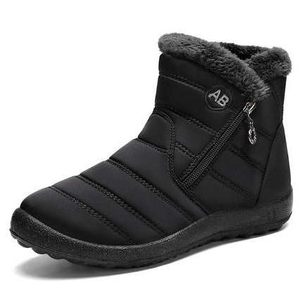 Women's Cotton Shoes New Large Size Women's Boots Cross-Border Cold-Proof Boots High-Top Warm Snow Boots Plus Velvet Thickened Cotton Boots