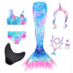245 [three-piece set] + jewelry + hairband + 306 flippers / 110