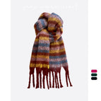 Thick braid stripes - maple leaf color