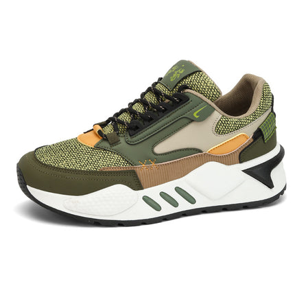 2024 Mesh Panel Shoes Casual Shoes Student Dad Shoes Sports Thick-Soled Trendy Shoes Wear-Resistant Shoes New Model
