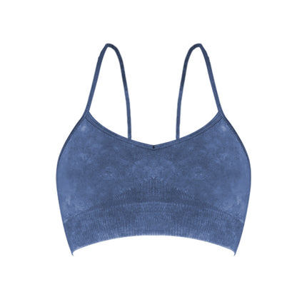 Cross-Border Abdominal Control High Waist Lulu Same Style Yoga Clothes Body Shaping Beautiful Back Nude Yoga Tops Running Bubble Wrap Yoga Clothes