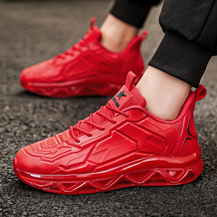 Men's Shoes Spring New Casual sneaker Couple's White Shoes Fashion Low-top Mesh Drip Plastic Breathable Running Shoes