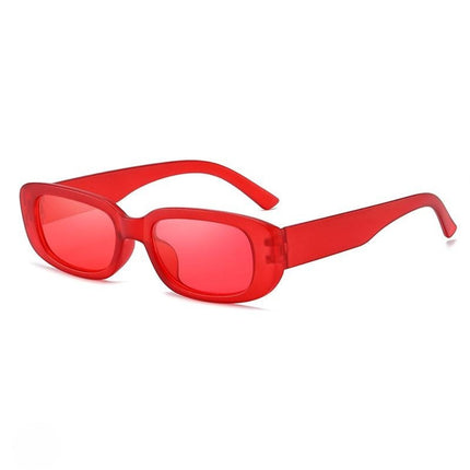 80004 New Sunglasses Pc Piece European and American Trendyy Square Sunglasses Fashionable Stylish Square Glasses for Women 80004