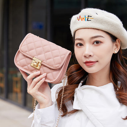 New Embroidered Bag 2021Ladies Bags Trendy Women's Bag Women's Mobile Phone Small Square Bag Fashion Chain Bag