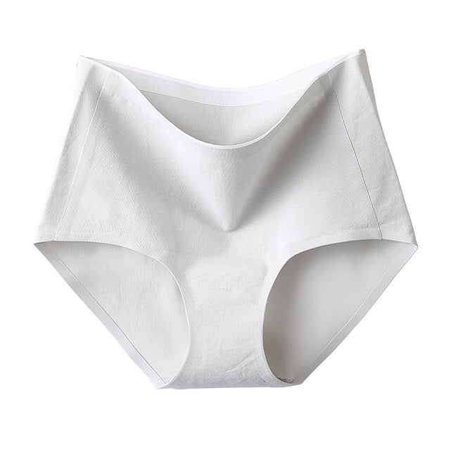 Cross-Border Hot-Selling High-Waisted Pure Cotton Crotch Panties, Feminine, Antibacterial, All-Cotton, Simple, Comfortable, Breathable, Solid Color Briefs