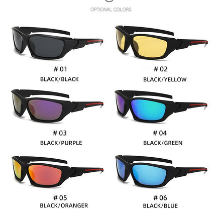 Polarized Sunglasses for Men, Outdoor Cycling Sports Glasses, Cross-Border Fishing Driver Sunglasses Temu2, Uv Protection
