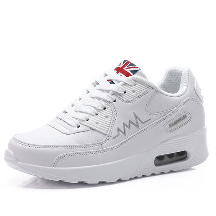 Women's Casual Shoes, Four-Season Shoes, New Women's Shoes, Fashionable Korean Style White Shoes, Low-Top Air-Cushioned Sneakers