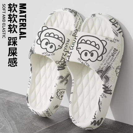 2025 Men's Summer Slippers for Outdoor Wear, Home Use, Bathing, Non-Slip, Comfortable Flat Sandals with Hollow Design