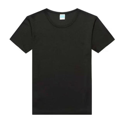 Cotton Catering Overalls Summer Waiter Round Neck T-Shirt Barbecue Hotel Milk Tea Hot Pot Shop Short Sleeve Printed logo