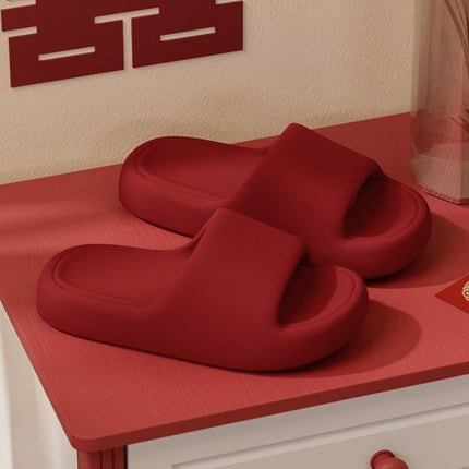 Poop-feeling Cartoon Slippers for Women Summer Outfit Home Indoor Bathroom Bathing Non-slip Couples Slippers for Men