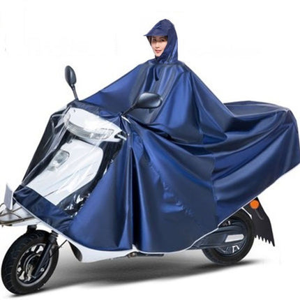 Raincoat double electric car motorcycle poncho battery car adult riding single plus size thickening factory one piece wholesale