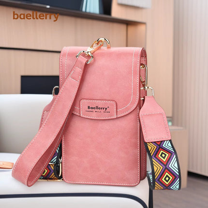 Baellerry New Crossbody Bag for Women K-Style Casual Versatile Large Capacity High-End Crossbody Mobile Phone Bag for Women