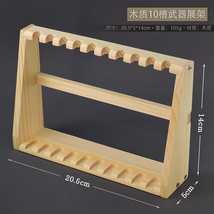 Arts and crafts weapons storage box display rack accessories collection gift box three-dimensional display rack multi-layer display rack