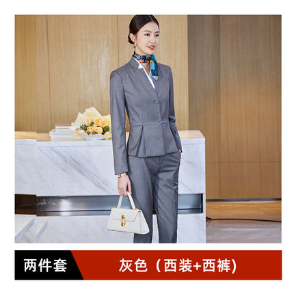 Property Sales Department Customer Service Work Clothes Jewelry Store Hotel Suit Business Wear Slim Fit Aviation Stewardess Case Field Uniform