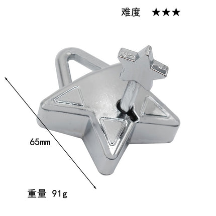 puzzle zinc alloy unlock Kong Ming lock magic alloy educational toys nine-chain intelligence unlock buckle full set