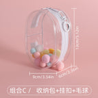 Type C [storage bag + keychain + fur ball]