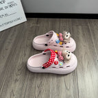 Pink-(including cartoon accessories) regular version / 36-37