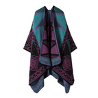 Quadrangular-turquoise / 160-135cm