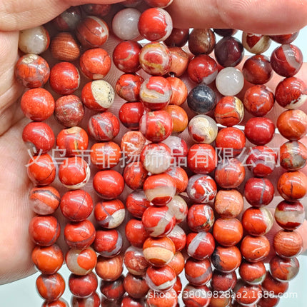 Live explosions natural round beads loose beads diy jewelry accessories string beads personality Miscellaneous Stone semi-finished products spot wholesale