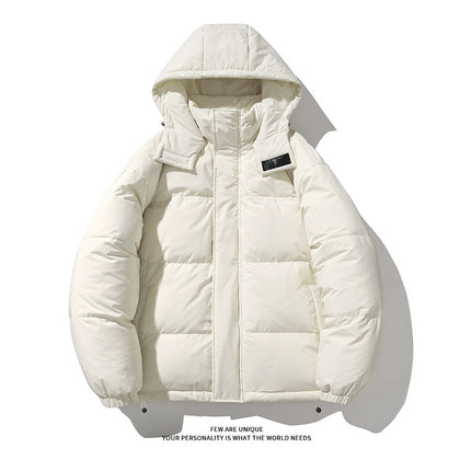 Men's down Jacket with Hood, Warm Trendy Brand, 90% White Duck down Coat, Winter Thickened Parka, Men's Clothing Wholesale