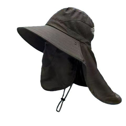 Sunscreen Men's Summer Fishing Hat Face Covering Fisherman Hat UV Protection Sun Hat Outdoor Sun Hat