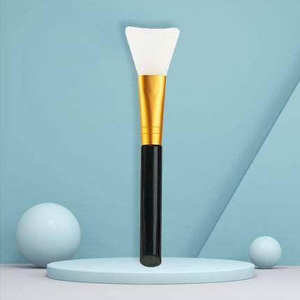 Single Pack of Facial Mask Brush, Lipstick Grinding, White Rod, Two-Color Hollow Mask Brush, Makeup Brush, Beauty Salon