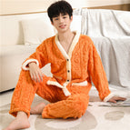 White collar Orange Men / No.20 150cm