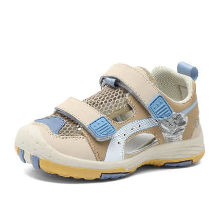 Boys Baotou Sandals Summer New Zhongda Boys Non-slip Soft Bottom Outdoor Beach Shoes Hollow Frame Shoes Wholesale