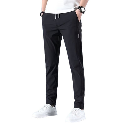 2025 New Straight Loose Summer Thin Dress Pants Slim Air Conditioning Sports Pants Loose Casual Long Trousers for Men