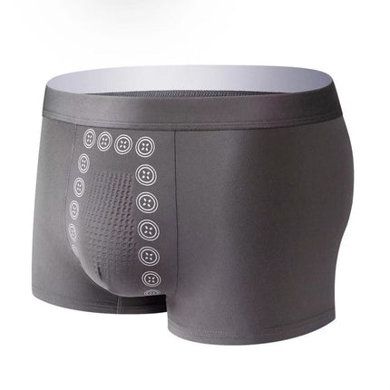 Manufacturer Wholesale Men's Underwear Adult Massage Particle Breathable Antibacterial Crotch Skin-Friendly Comfortable Boxer Briefs Shorts