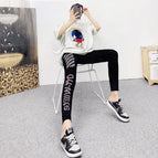 Black + letter twill / Free size, regular thin 40-65kg recommended