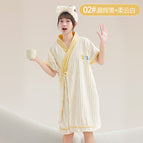 02# morning is muddy yellow and soft and white / Free size