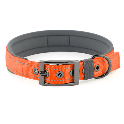 Diving Material Dog Collar Customizable Name Comfortable Neck Sleeve Large and Medium Small Dog Reflective Pet Collar