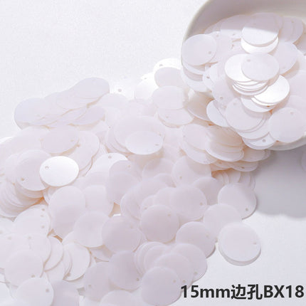 15mm round side hole bright piece hanging piece dance clothing bags and other clothing accessories diy accessories belly dance decorative piece