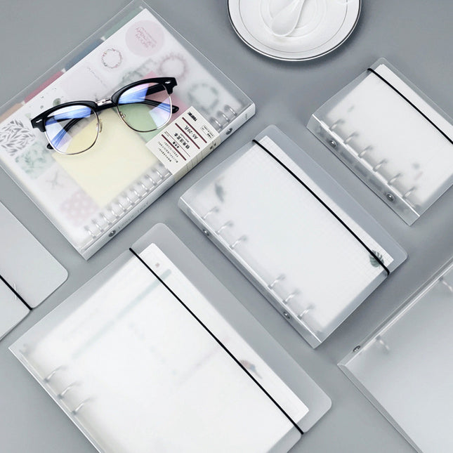 Pp Loose-Leaf Book Shell Information Folder Notebook A4B5A5A64/6/9 Hole Binder Information Book