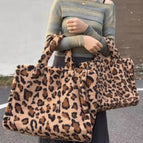 Leopard print / 45*34 big bag