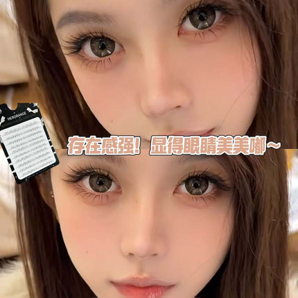 HERORANGE ~ cat big miss lower eyelashes false eyelashes natural hair flu single cluster lazy mother raw eyelashes