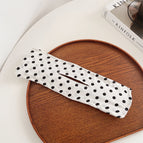 White polka dots