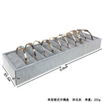 Single-layer insert bracelet ring holder (gray ice velvet / Please see picture detailed size