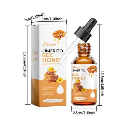 Bee Honey Eye Drops Fatigue Dry Eyes Astigmatism Blurred Vision Reliever Refreshing Improve Eyesight Soothing Eye Care Products