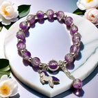 Ad07 elf purple unicorn bracelet
