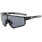 Set of glasses | can be worn with myopia glasses] black frame black and gray lenses - single glasses