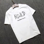Boys white short sleeves / M