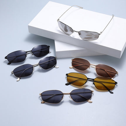 2322 Metal Cat-Eye Sunglasses Cross-Border E-Commerce Foreign Trade Amazon Uv400 Fashion Trend Tk
